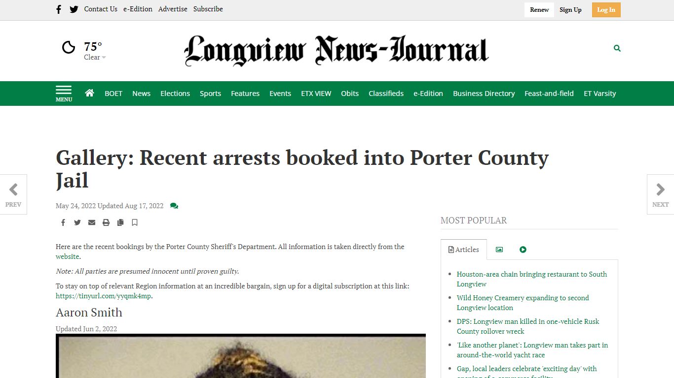 Gallery: Recent arrests booked into Porter County Jail